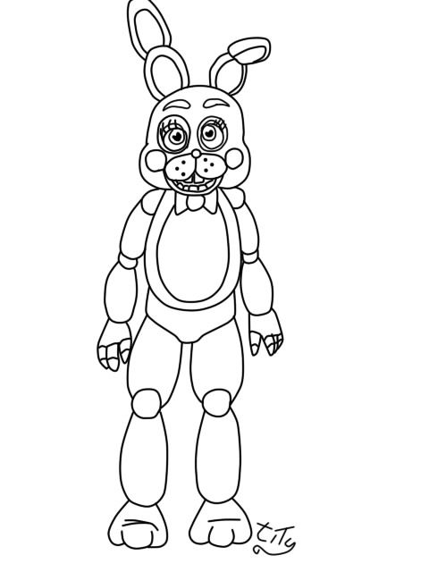 five nights at freddys sister location coloring pages