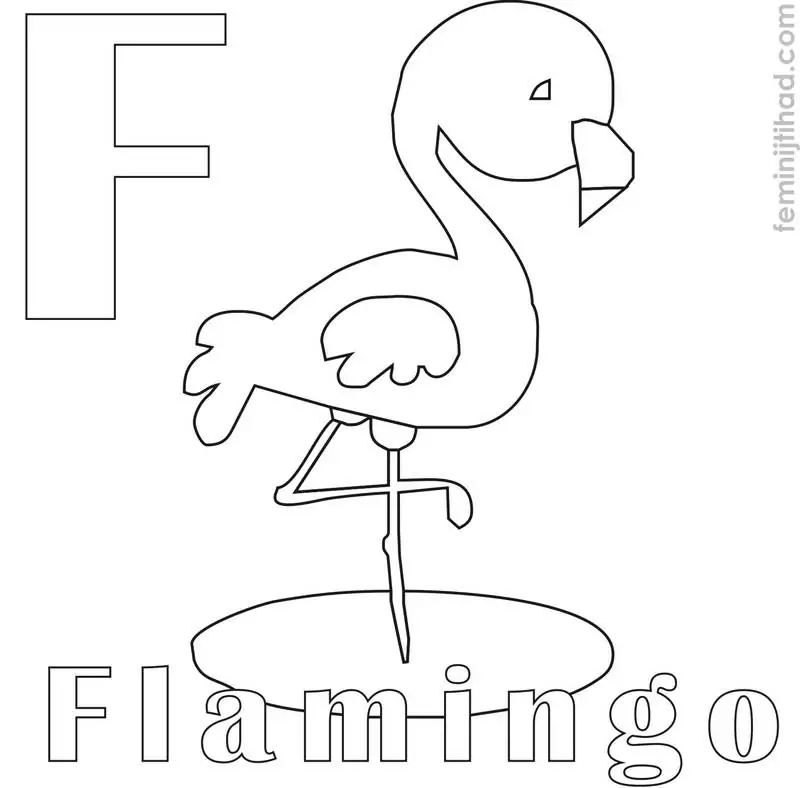 flamingo coloring pages to print