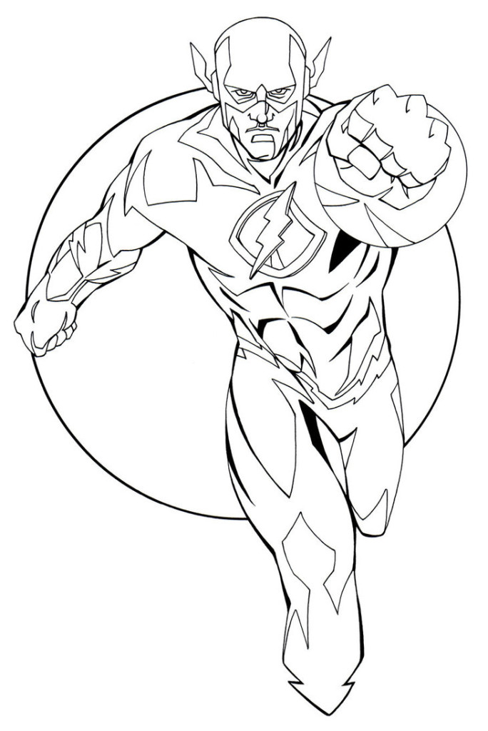 flash coloring pages to print