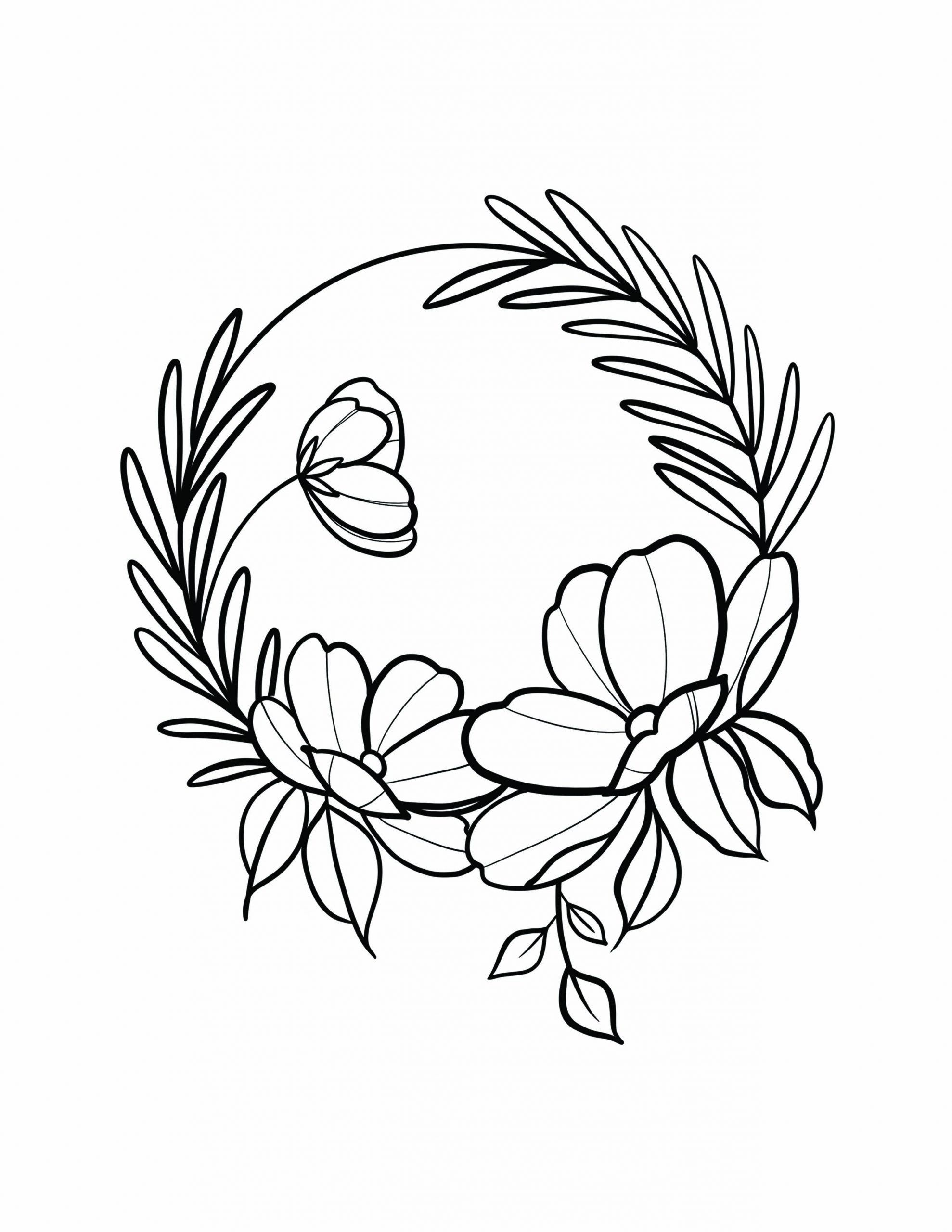adult floral coloring pages