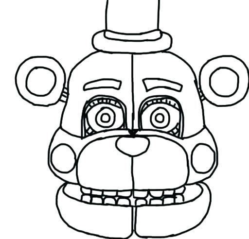 printable fnaf coloring pages