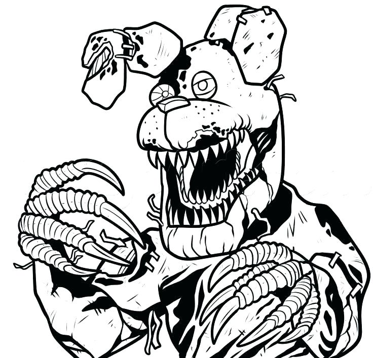 Various Five Nights At Freddy's Coloring Pages PDF To Your Kids - Coloringfolder.com