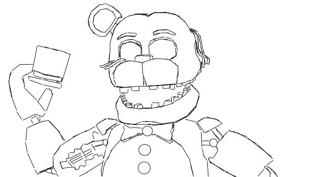 fnaf coloring pages printable free