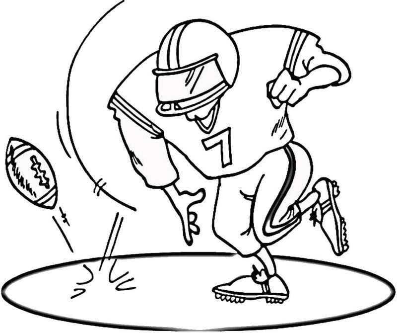 football coloring pages printable picture