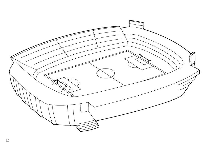 football stadium coloring pages