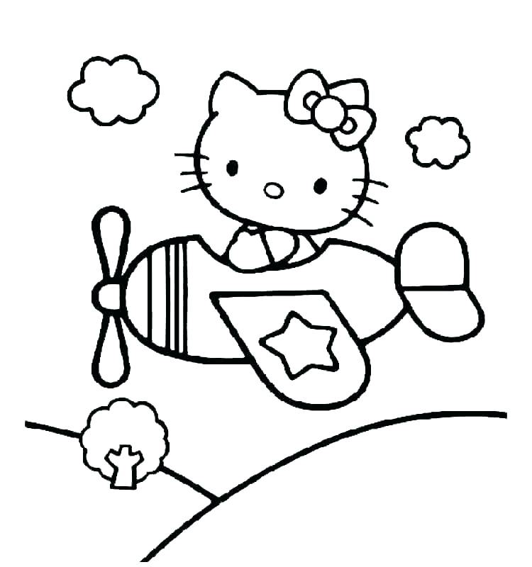 free airplane coloring pages for kids