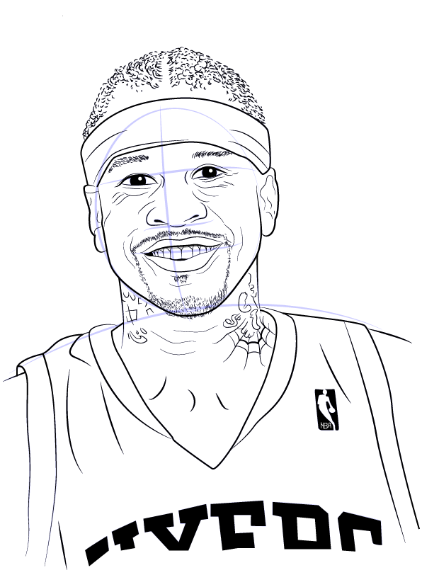free allen iverson coloring pages