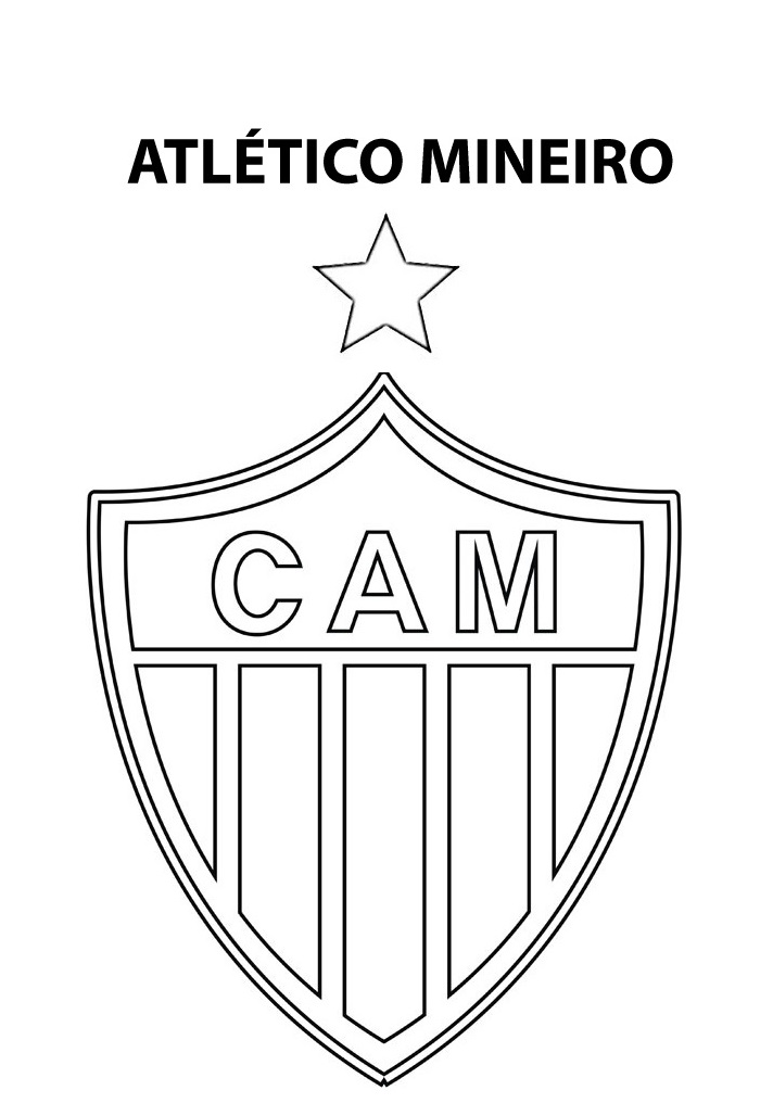 free atletico mineiro coloring pages