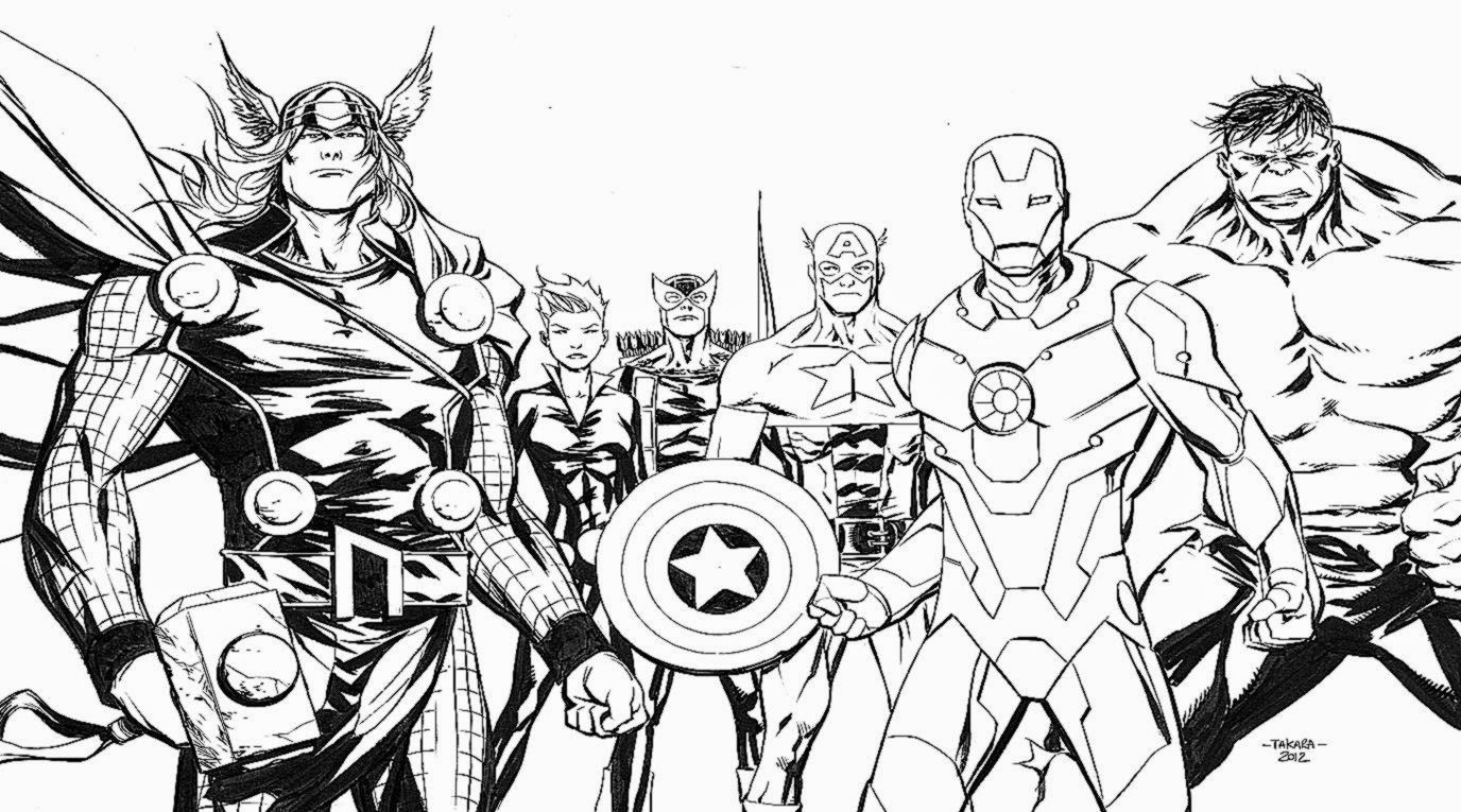 free avengers coloring pages 1