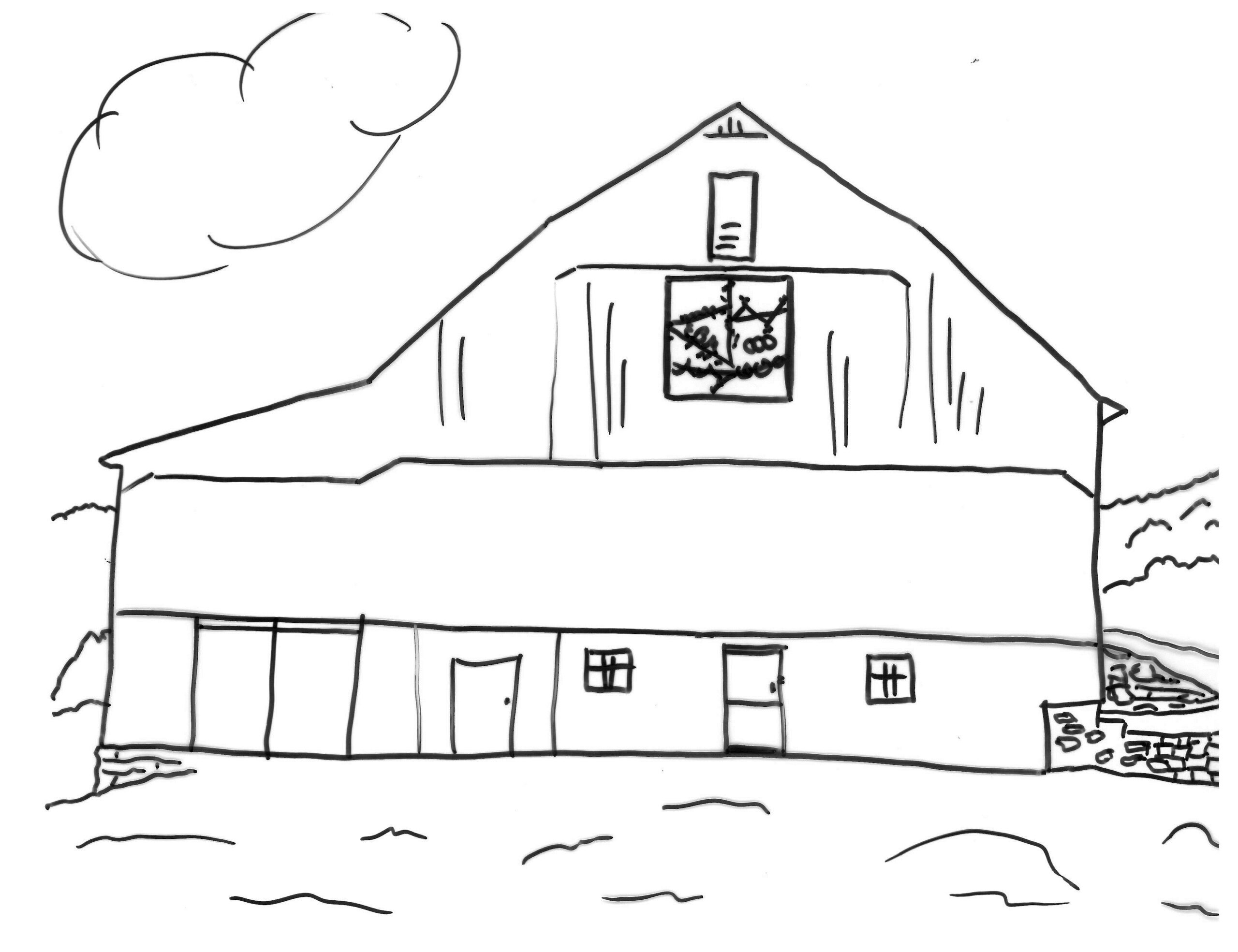 free barn coloring pages