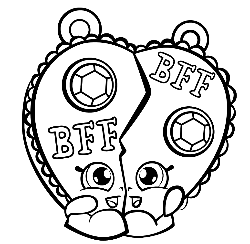 coloring pages bff shopkins collections 8