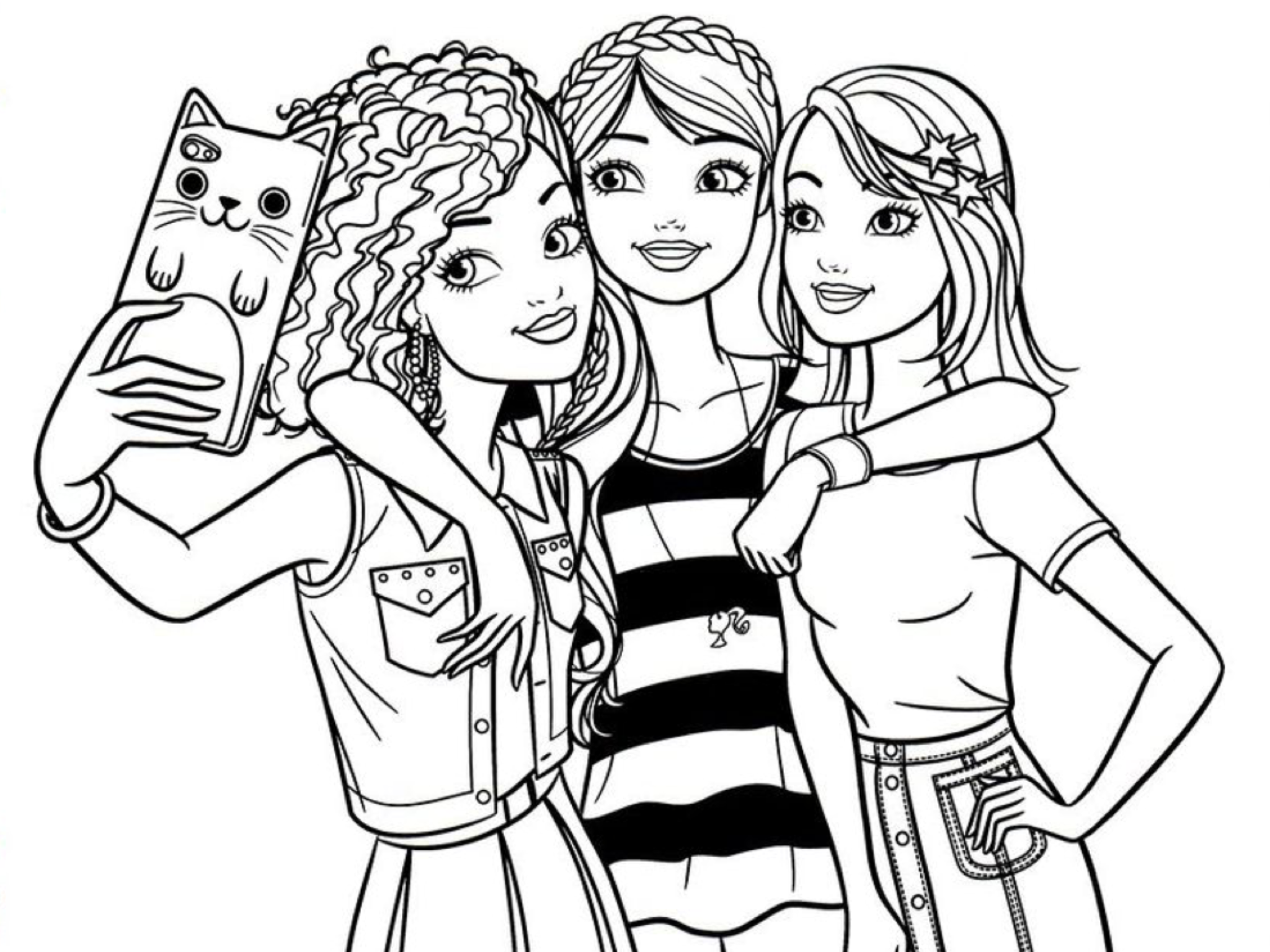 printable bff coloring pages