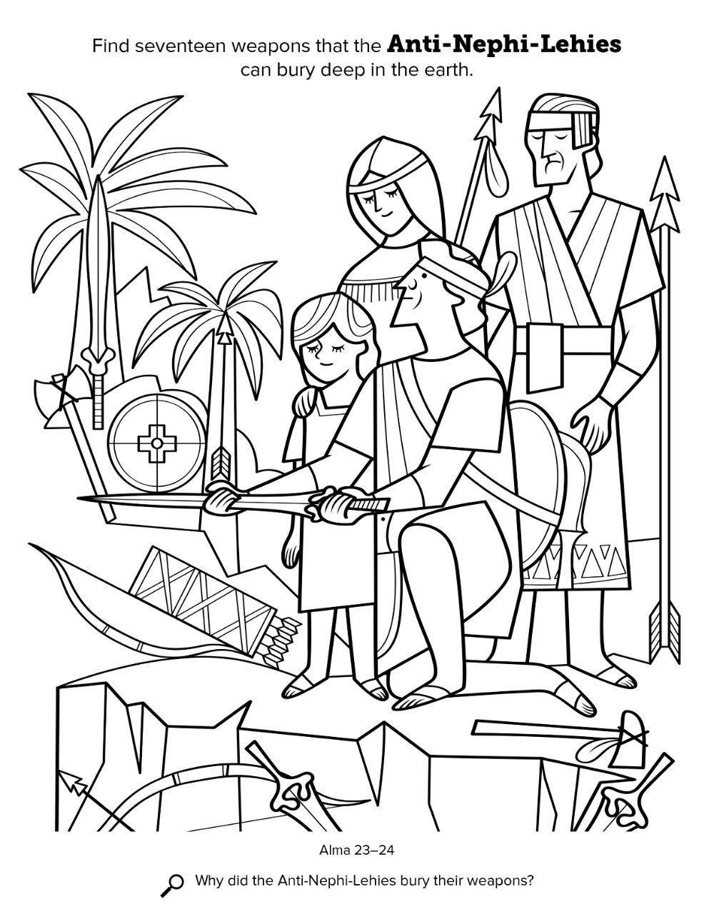 book of mormon coloring pages