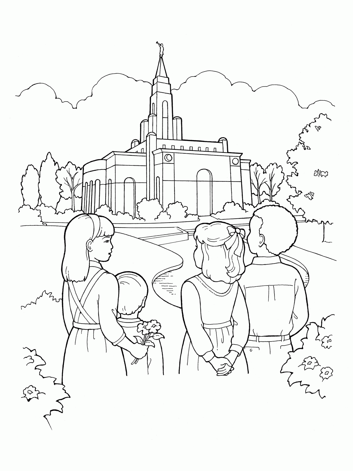 christmas coloring pages for childrens church
