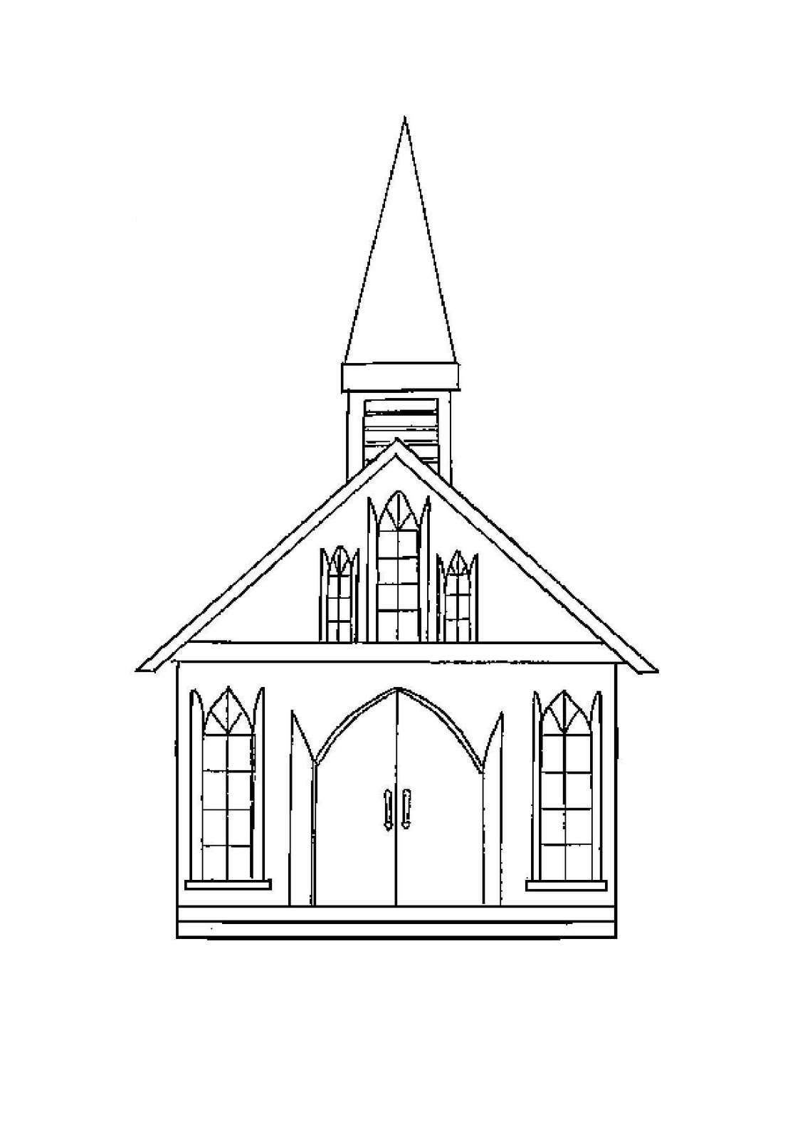 coloring pages for church
