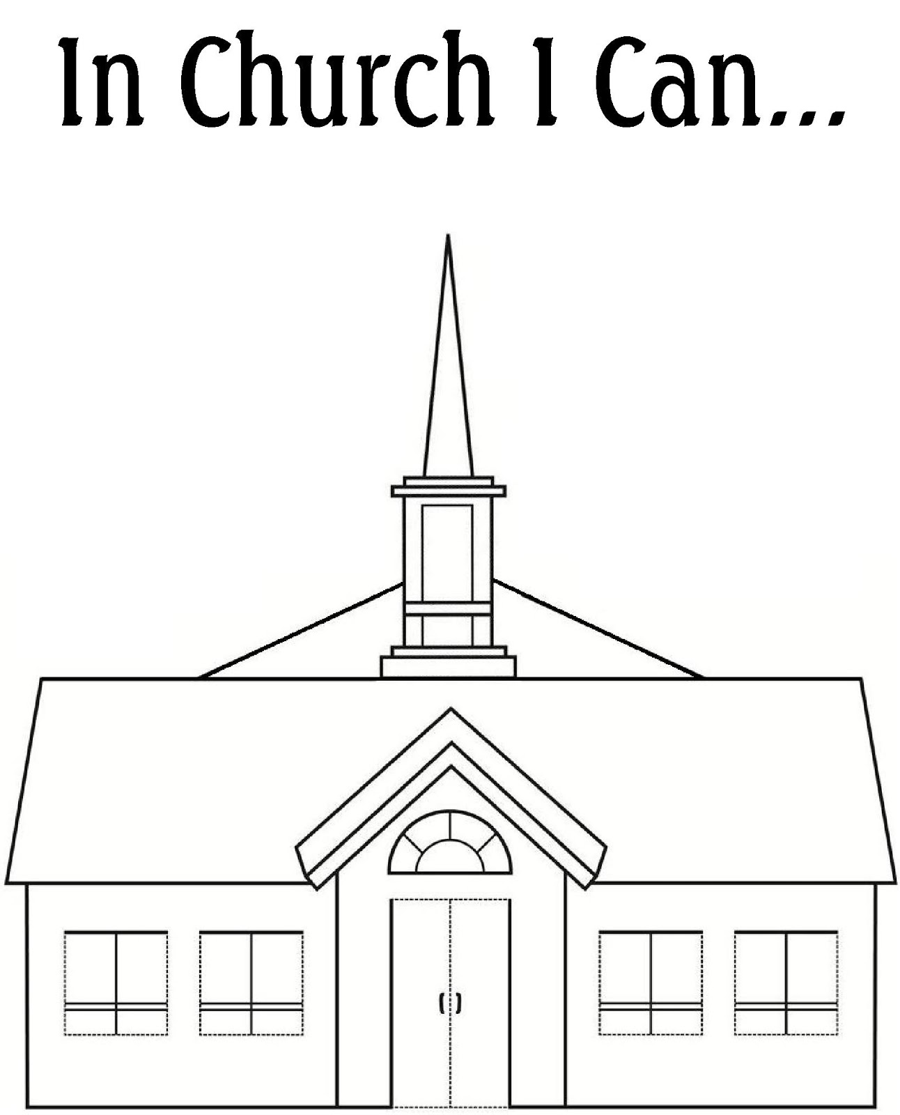 lds church coloring pages