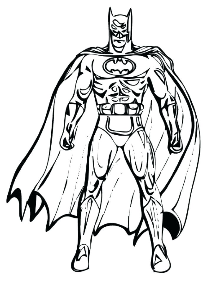 free coloring pages batman