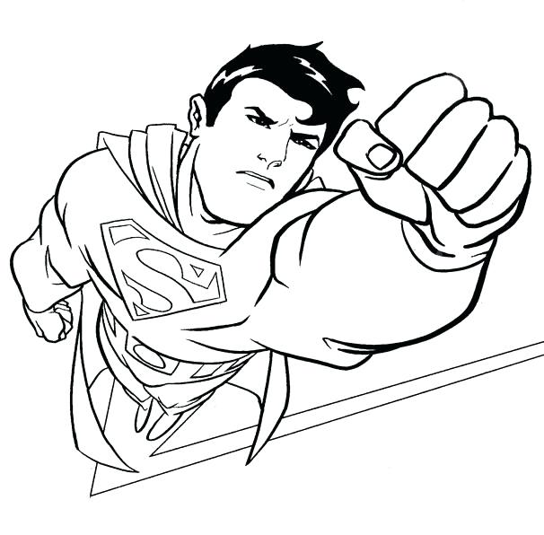 free coloring pages superman