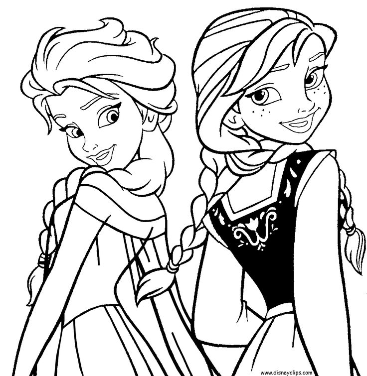 free disney frozen printable coloring pages