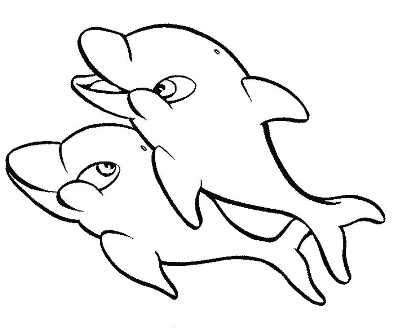 free dolphin coloring pages