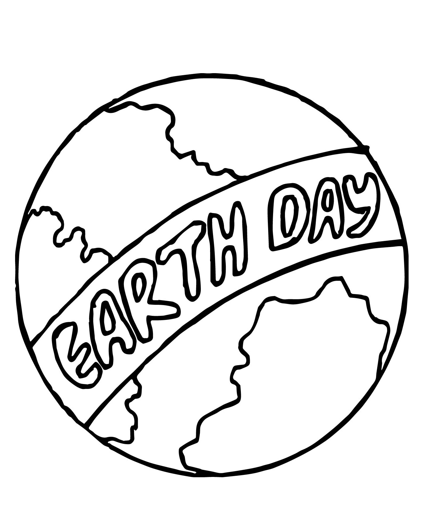 coloring pages earth day