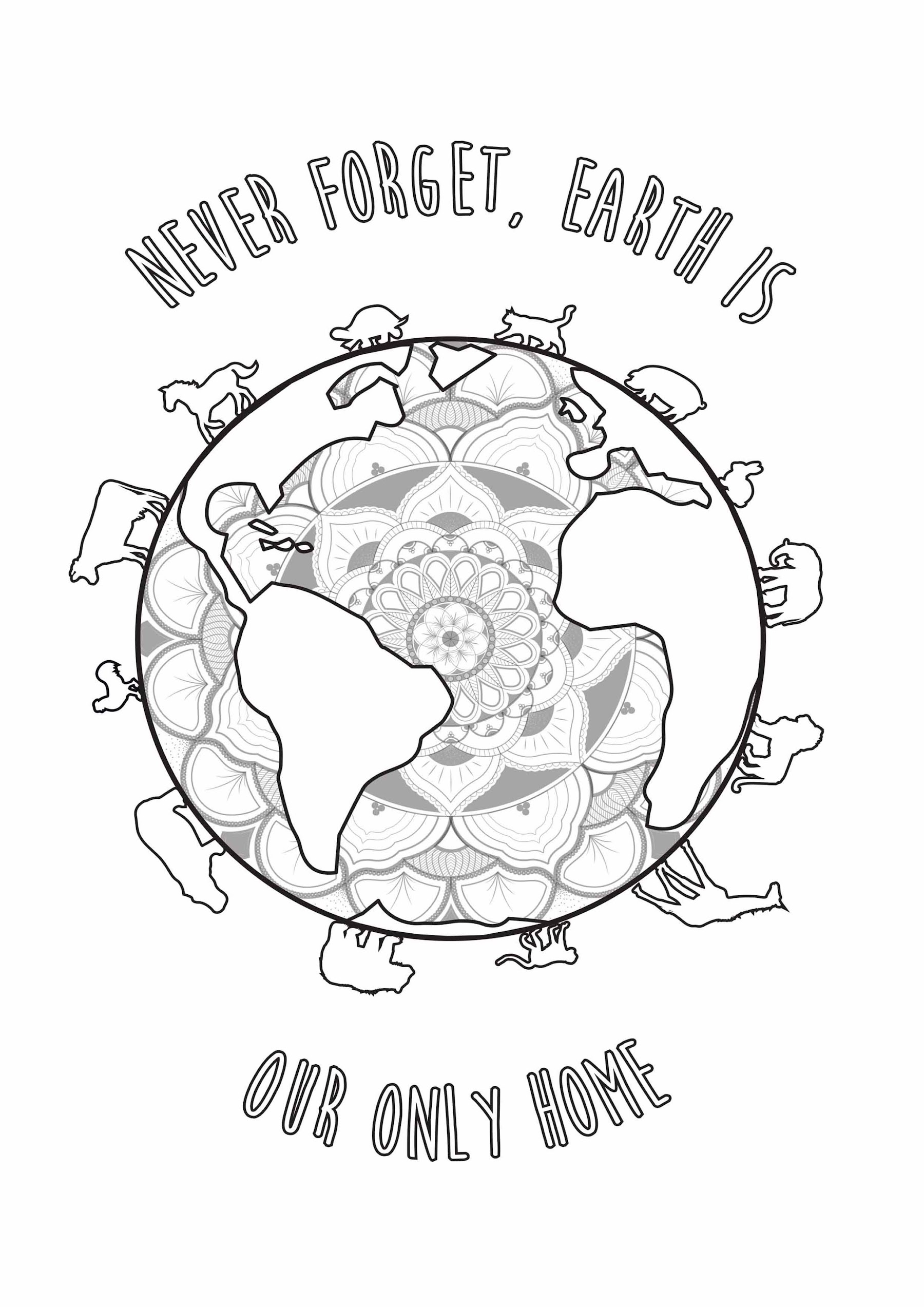earth day 2014 coloring pages