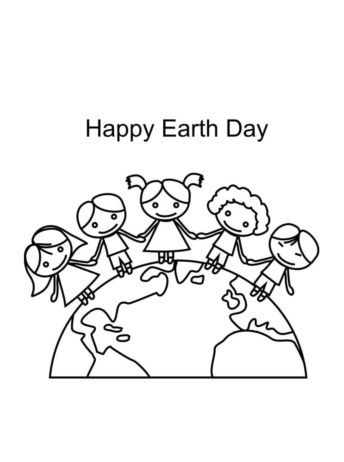 Free Earth Day Coloring Pages Pdf - Coloringfolder.com