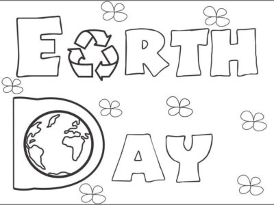 free coloring pages earth day