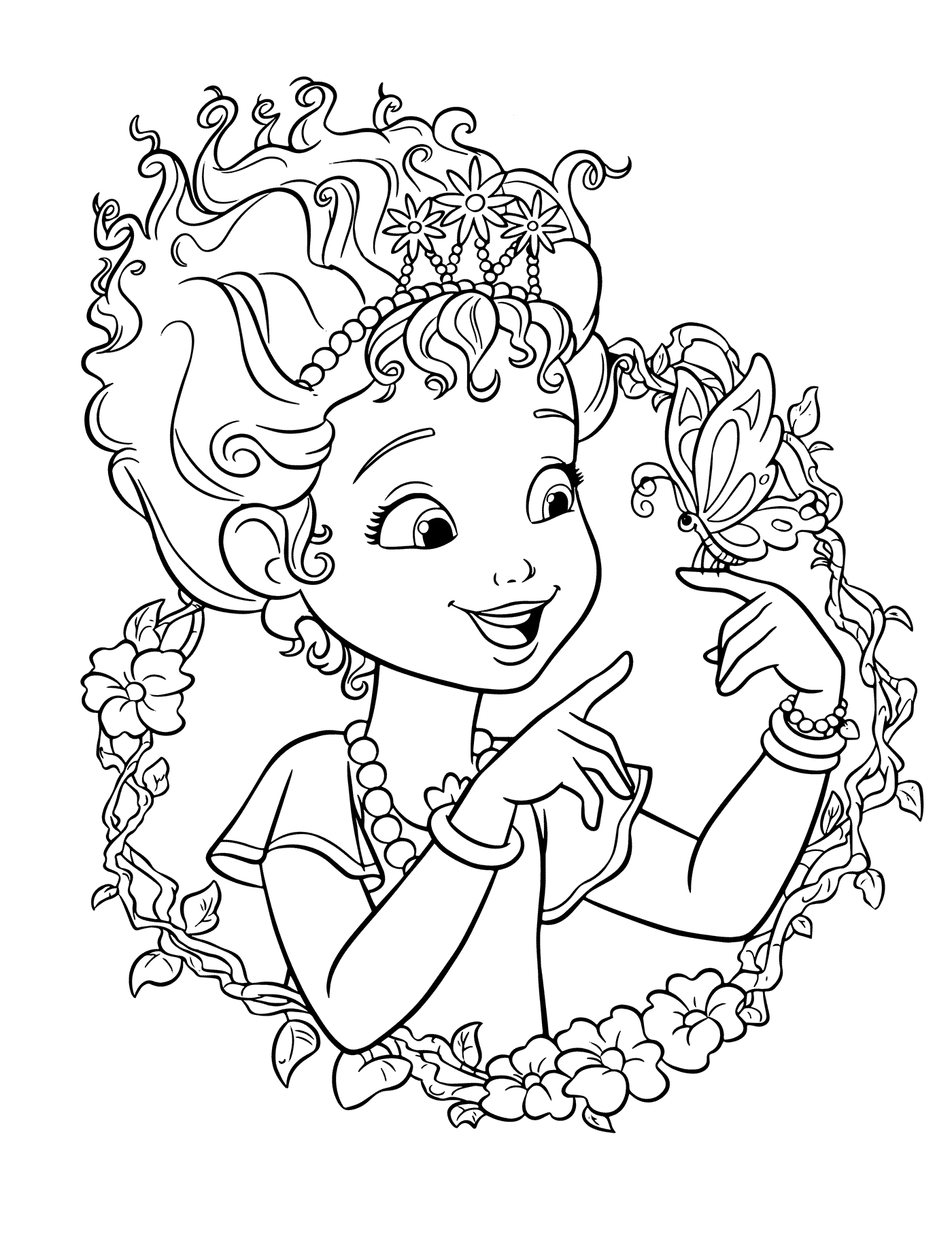 coloring pages of fancy nancy