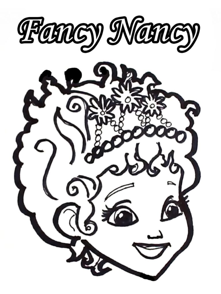 Free Fancy Nancy Coloring Pages Pdf - Coloringfolder.com