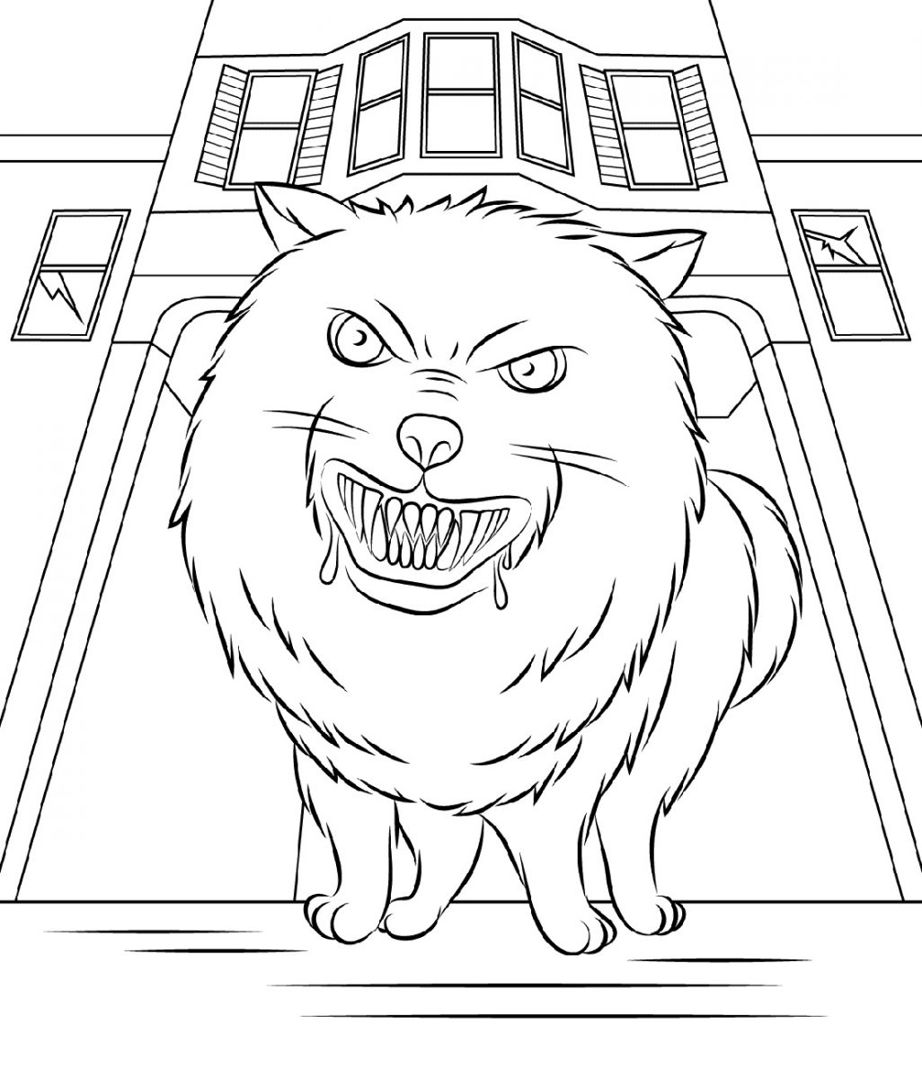 goosebumps coloring pages printable