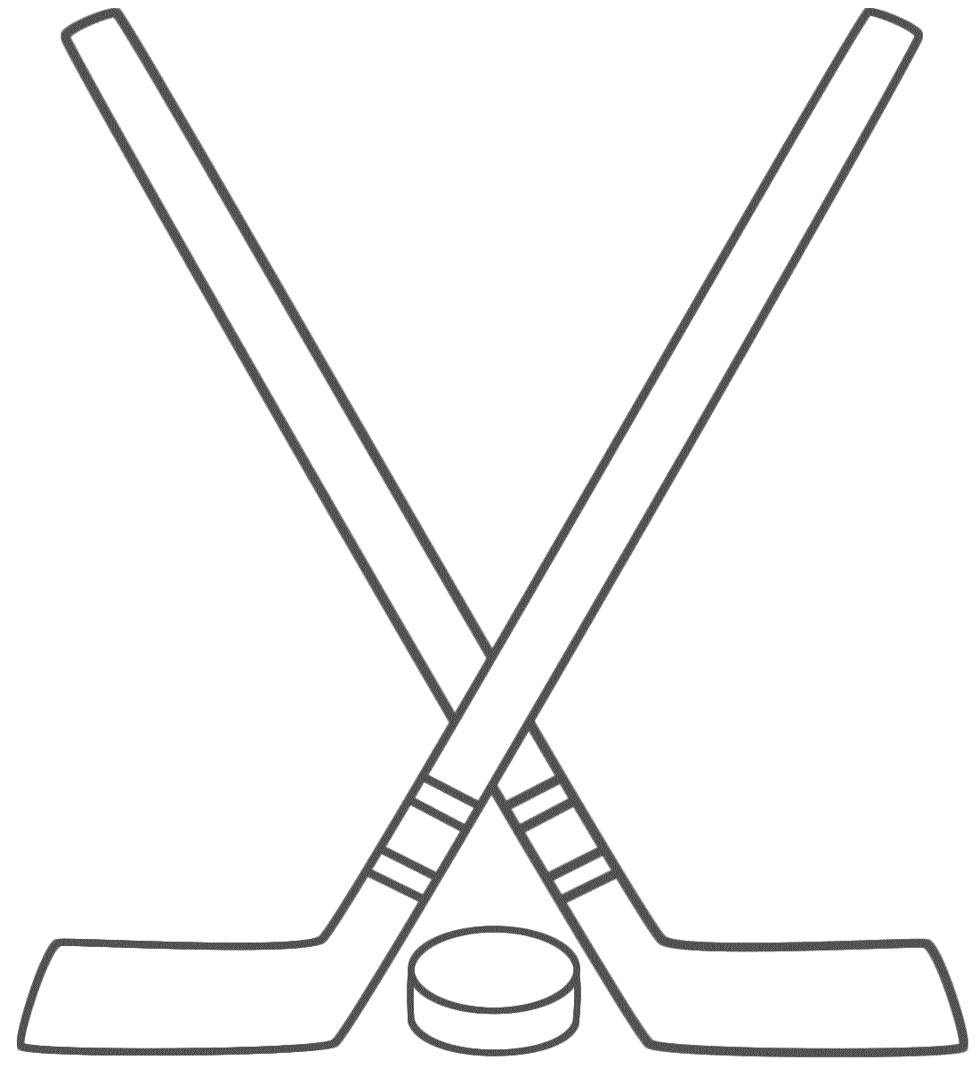 hockey stick coloring pages