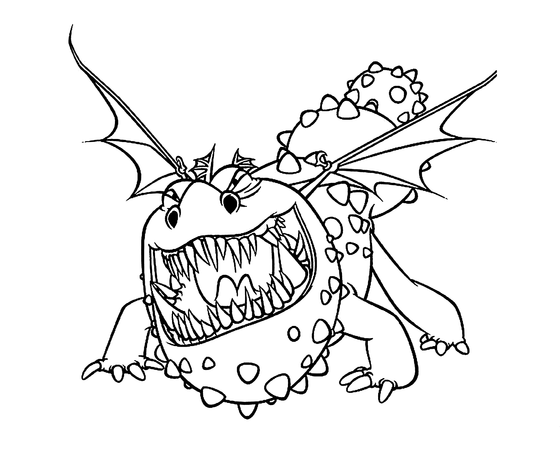 free how to train your dragon coloring pages