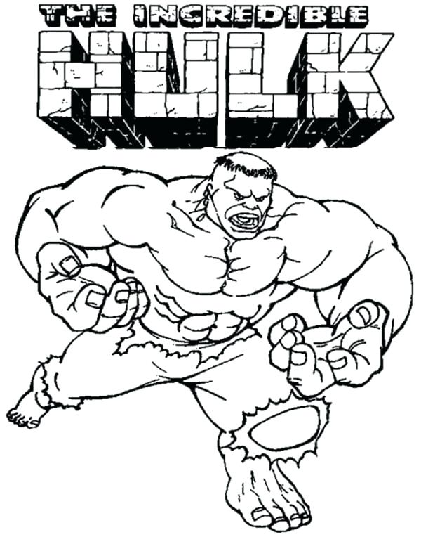 free hulk coloring pages