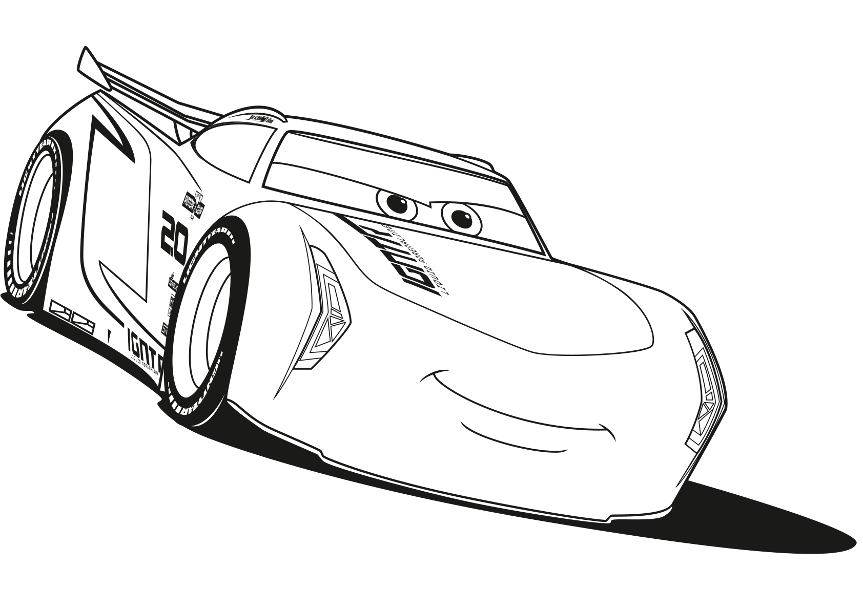 cars 3 coloring pages jackson storm