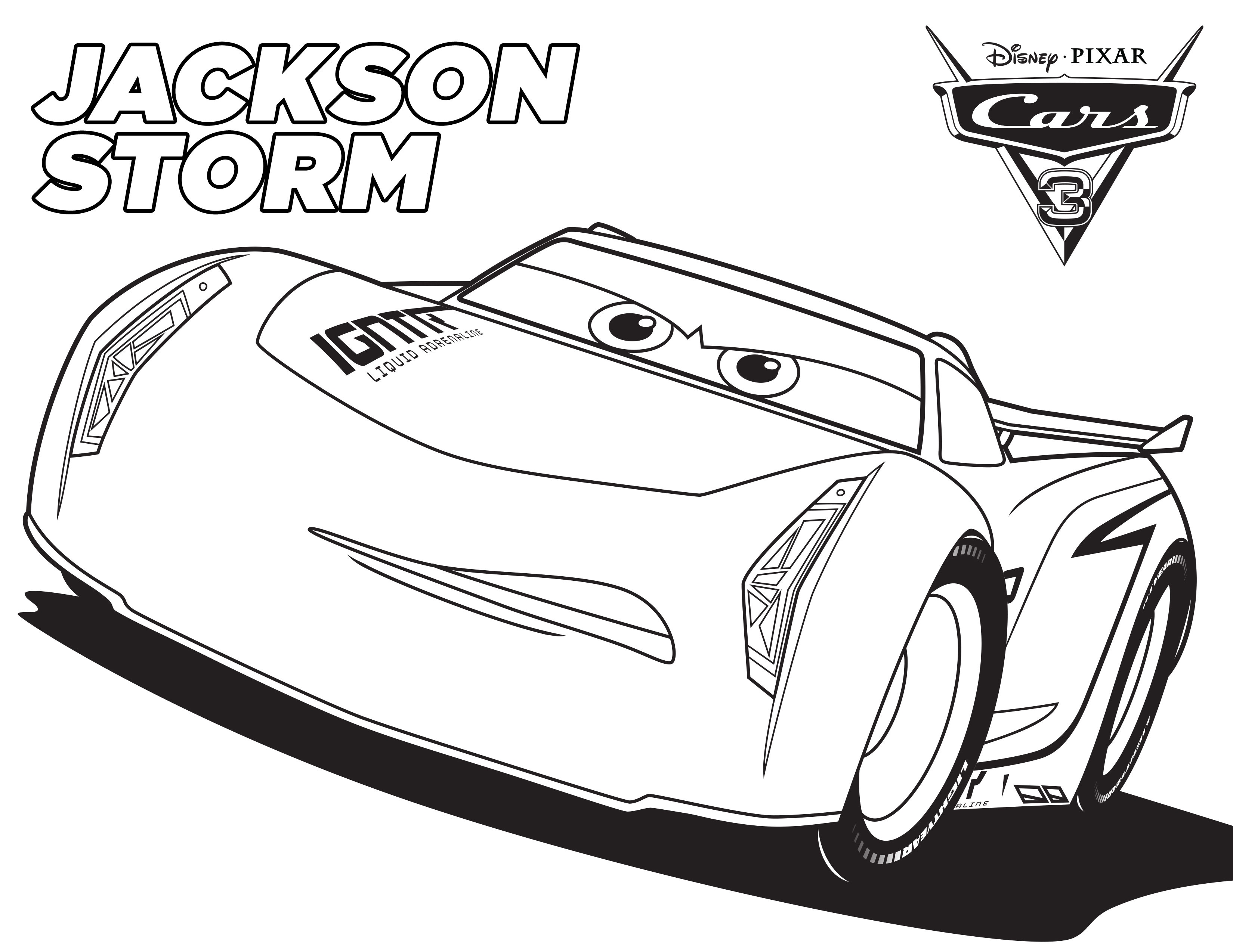 jackson storm coloring pages