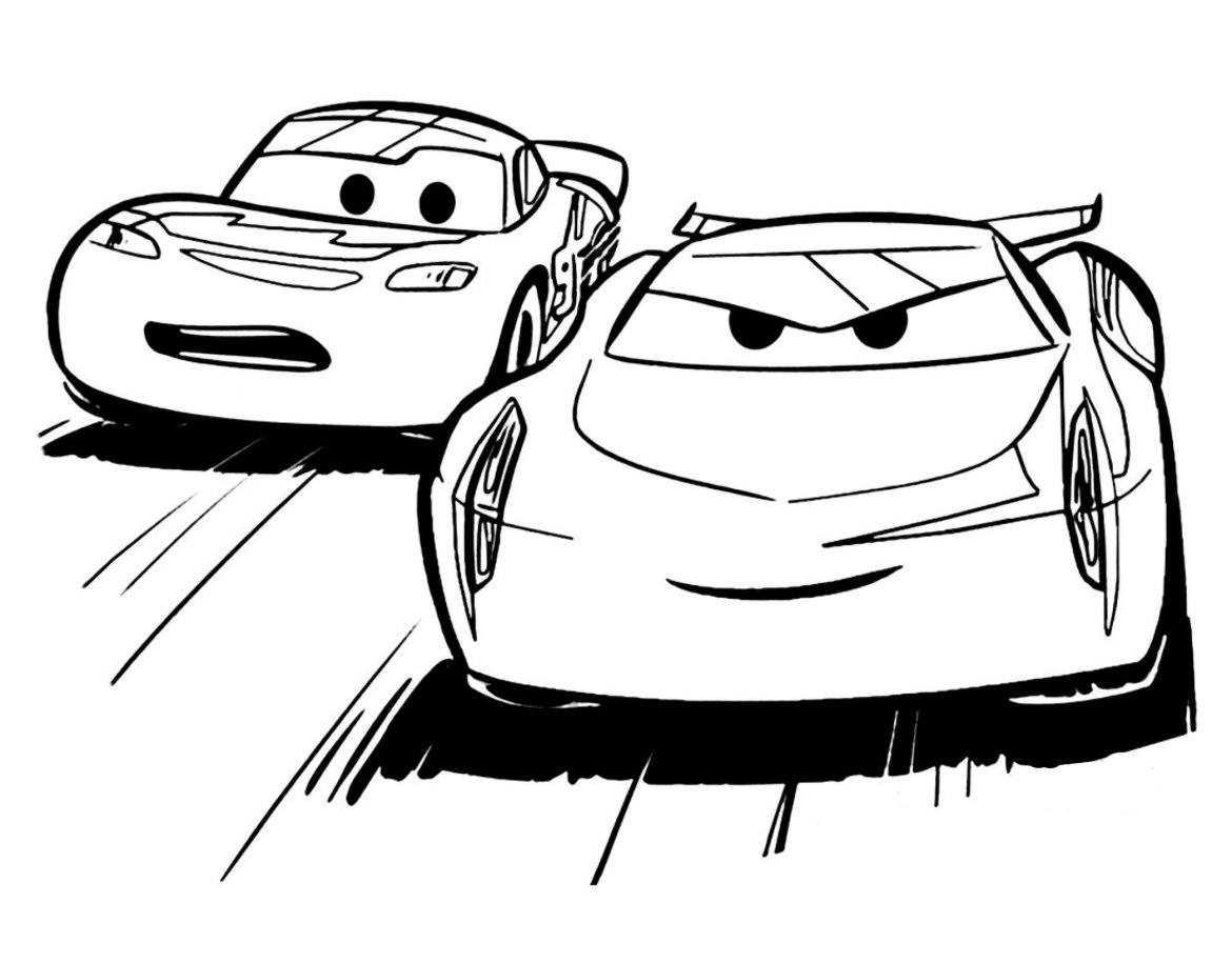 movie cars 3 jackson storm coloring pages