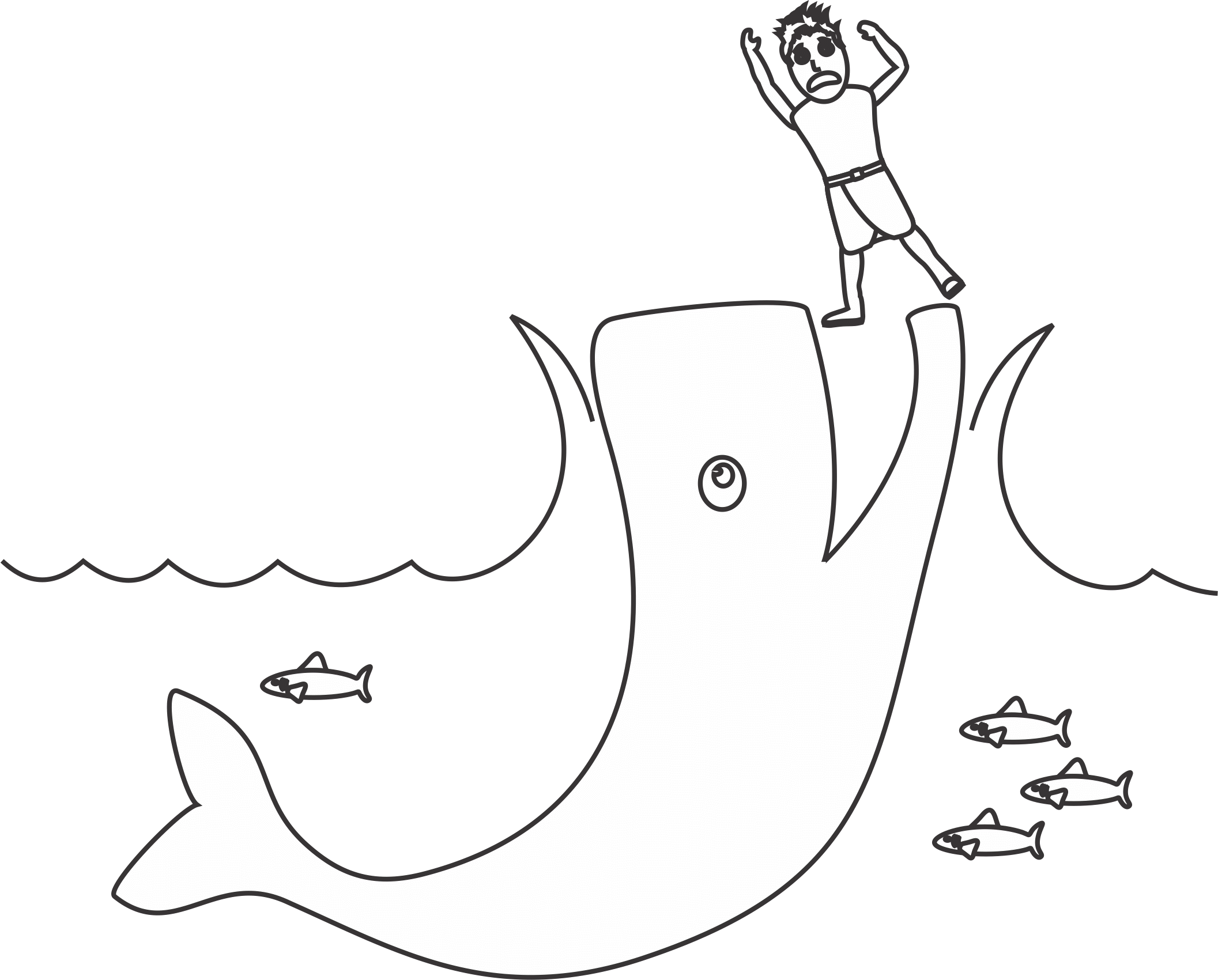 jonah and the whale coloring pages printable