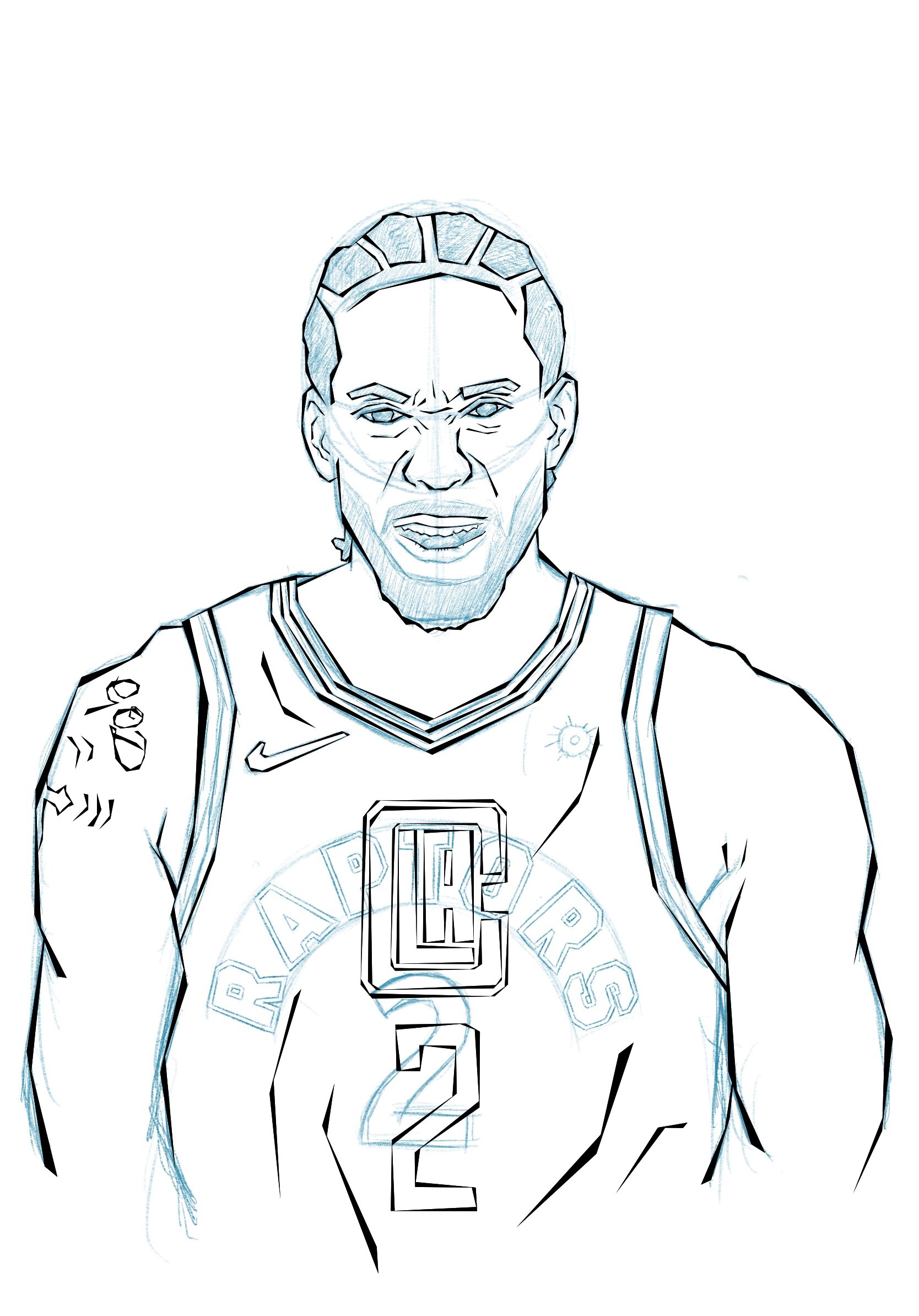 Printable Los Angeles Lakers Coloring Pages Pdf - Coloringfolder