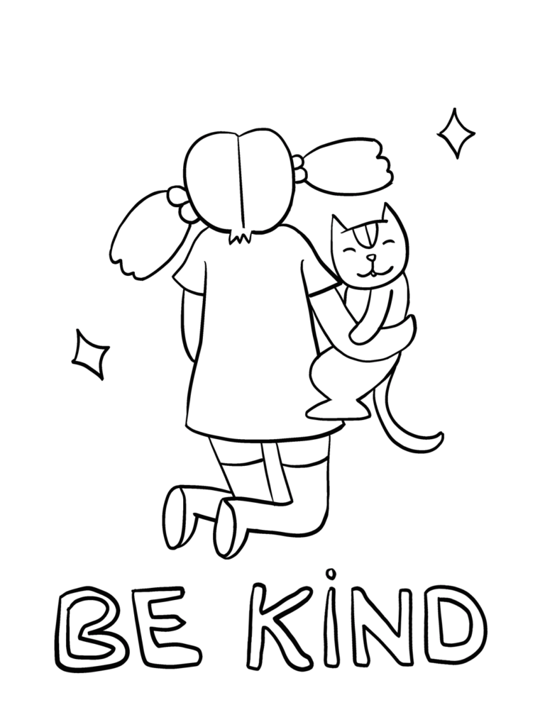 Free Kindness Coloring Pages Pdf To Print