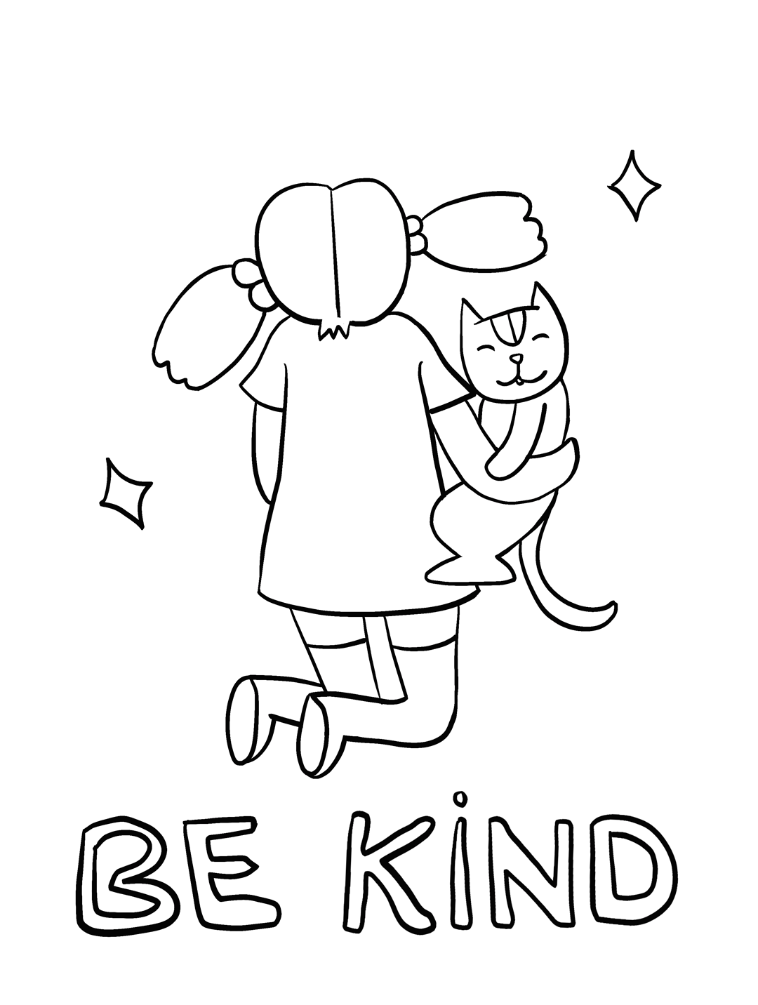 kindness is cool printable coloring pages
