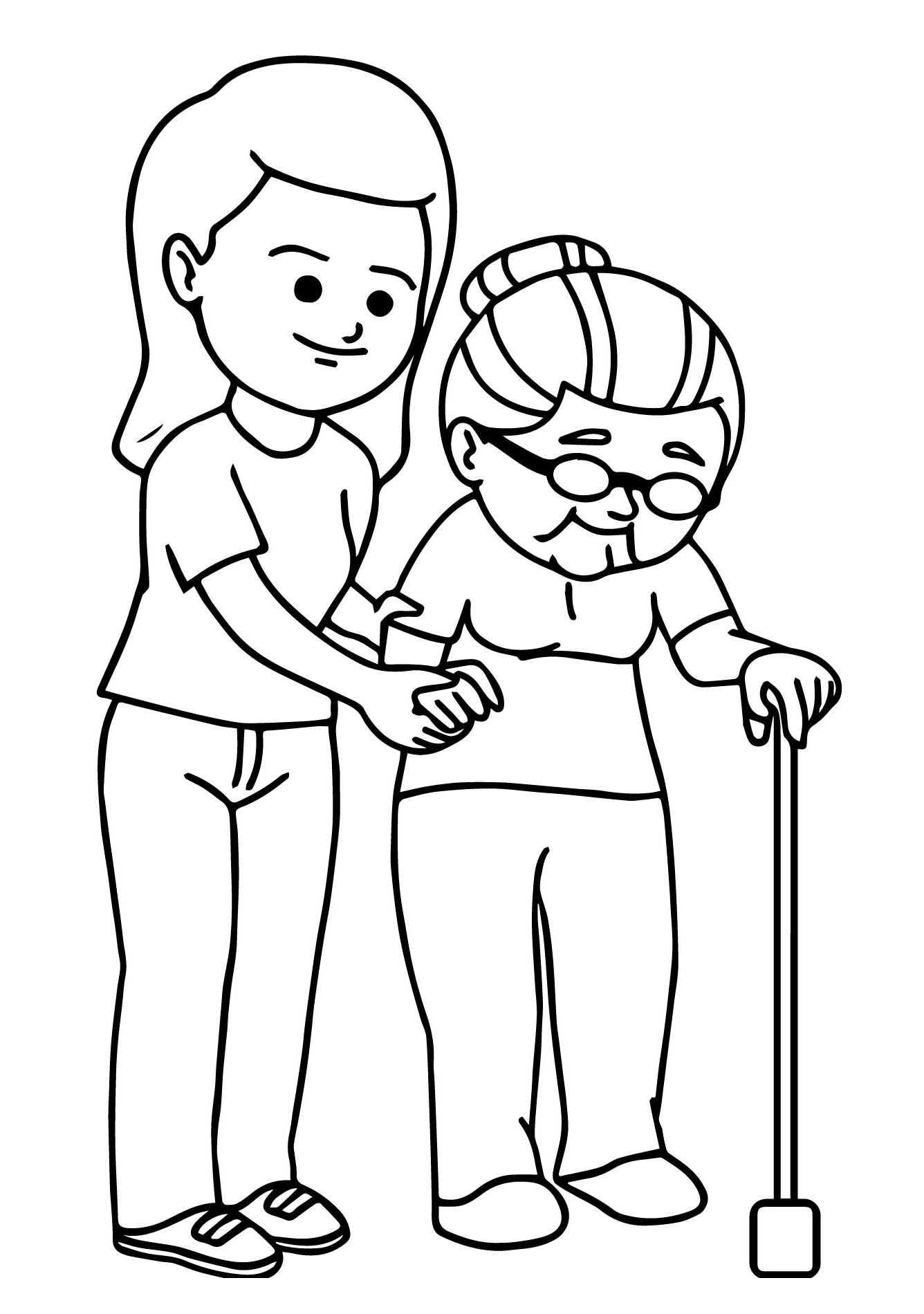 random acts of kindness coloring pages