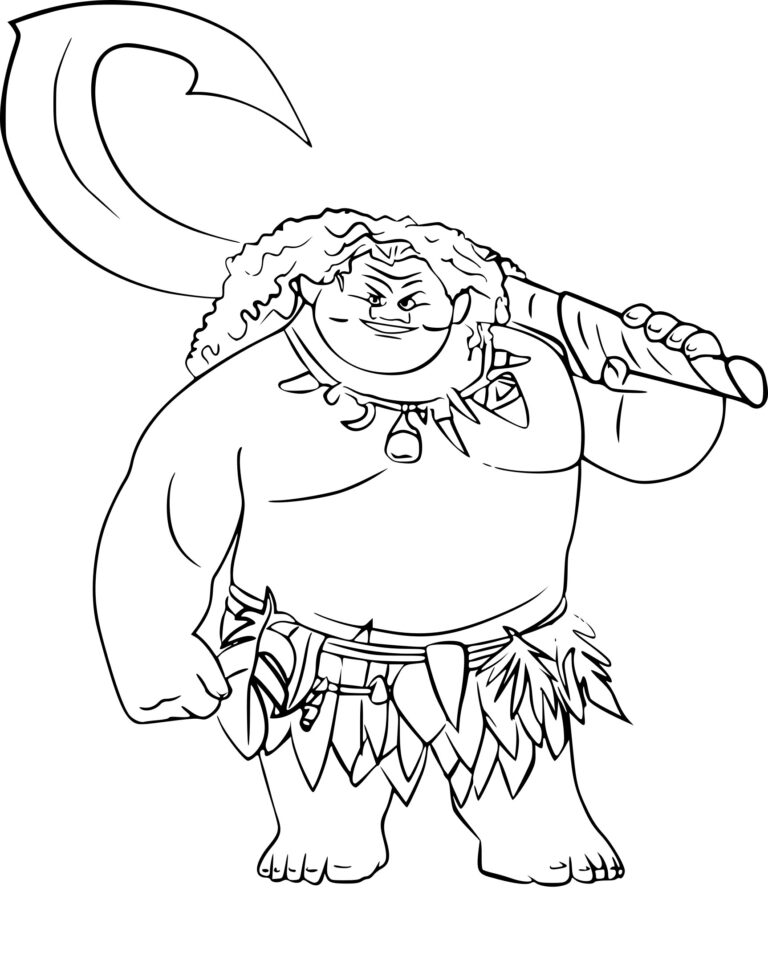 Free Maui Coloring Pages Pdf - Coloringfolder.com