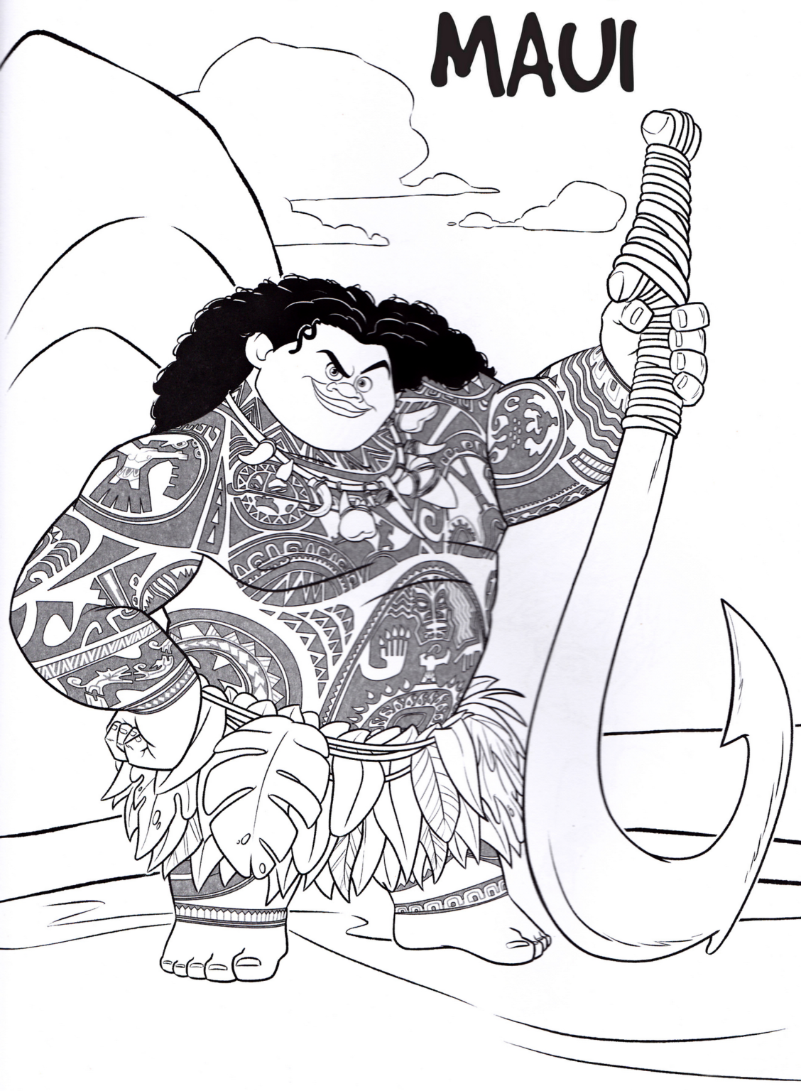 Free Maui Coloring Pages Pdf - Coloringfolder.com