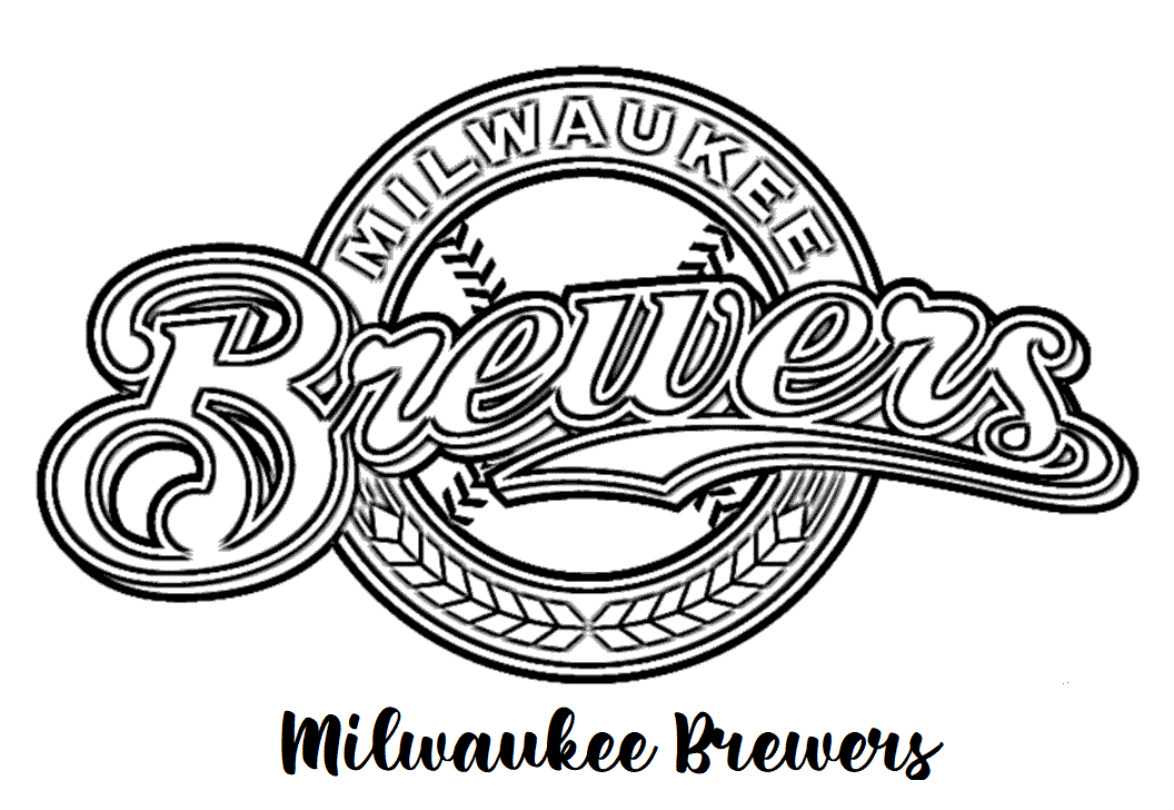 free milwaukee brewers coloring pages