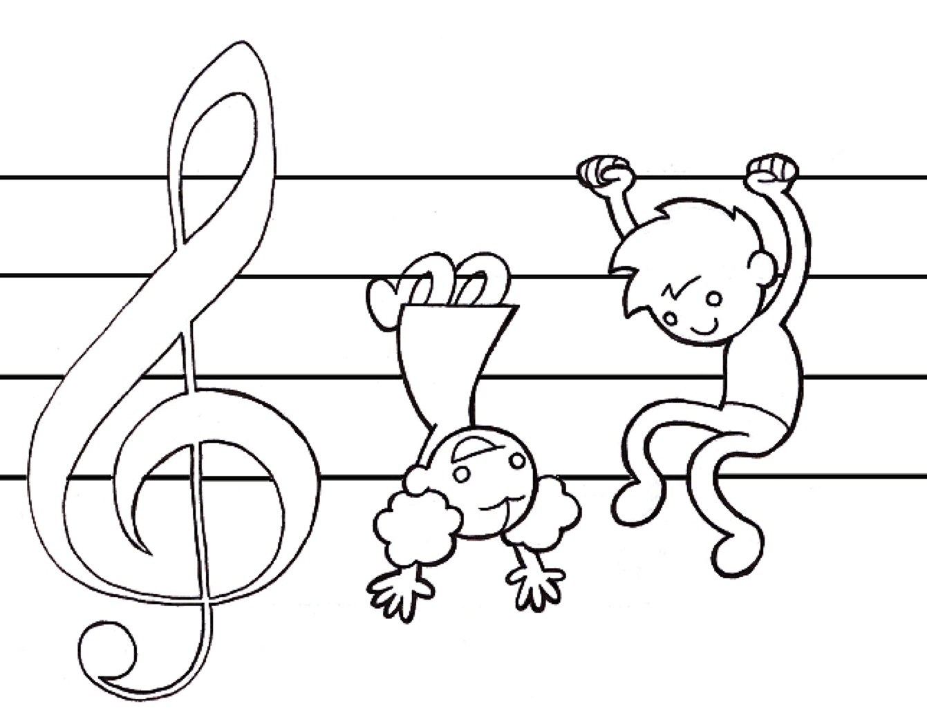 coloring pages music