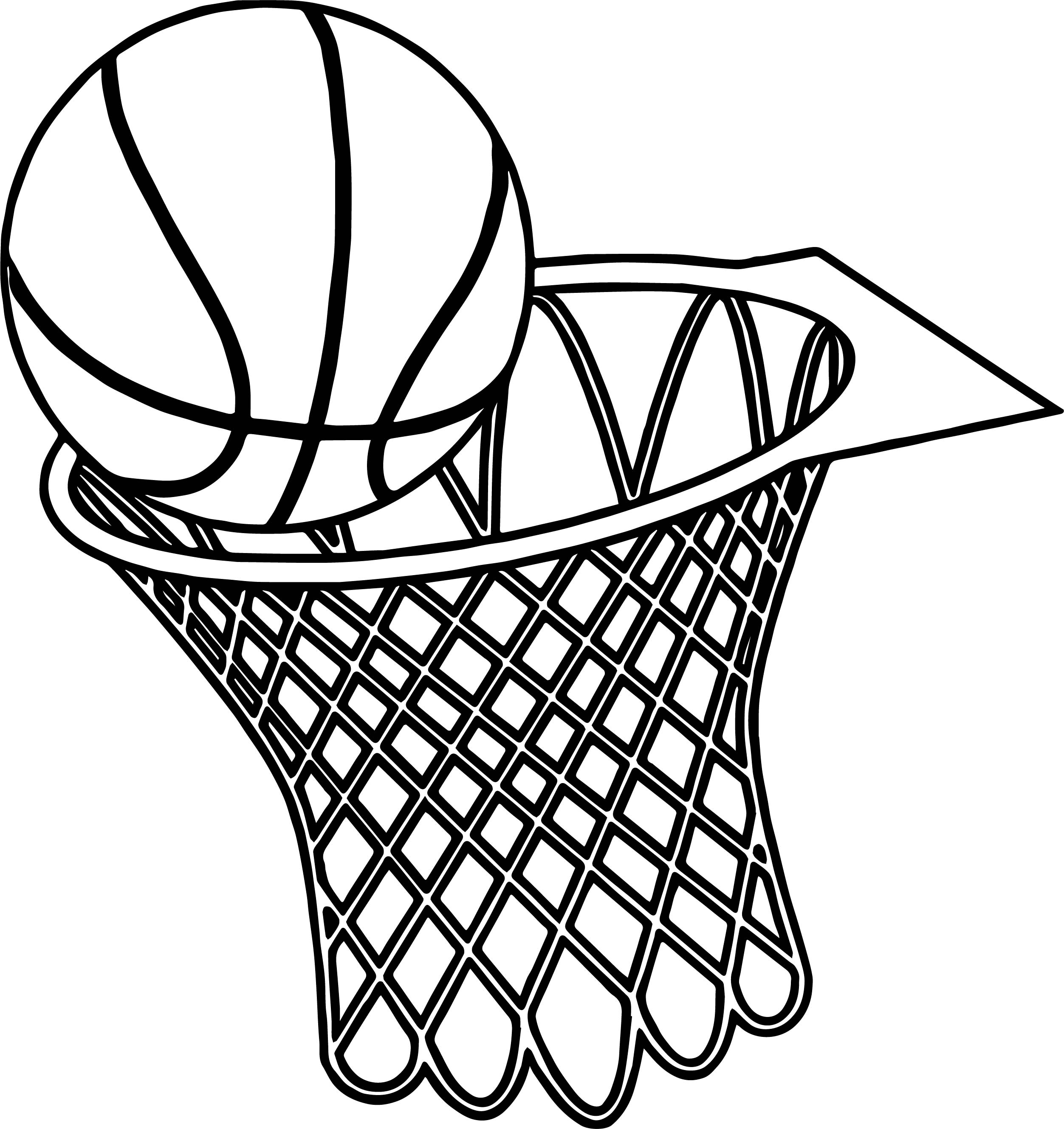 free netball coloring pages