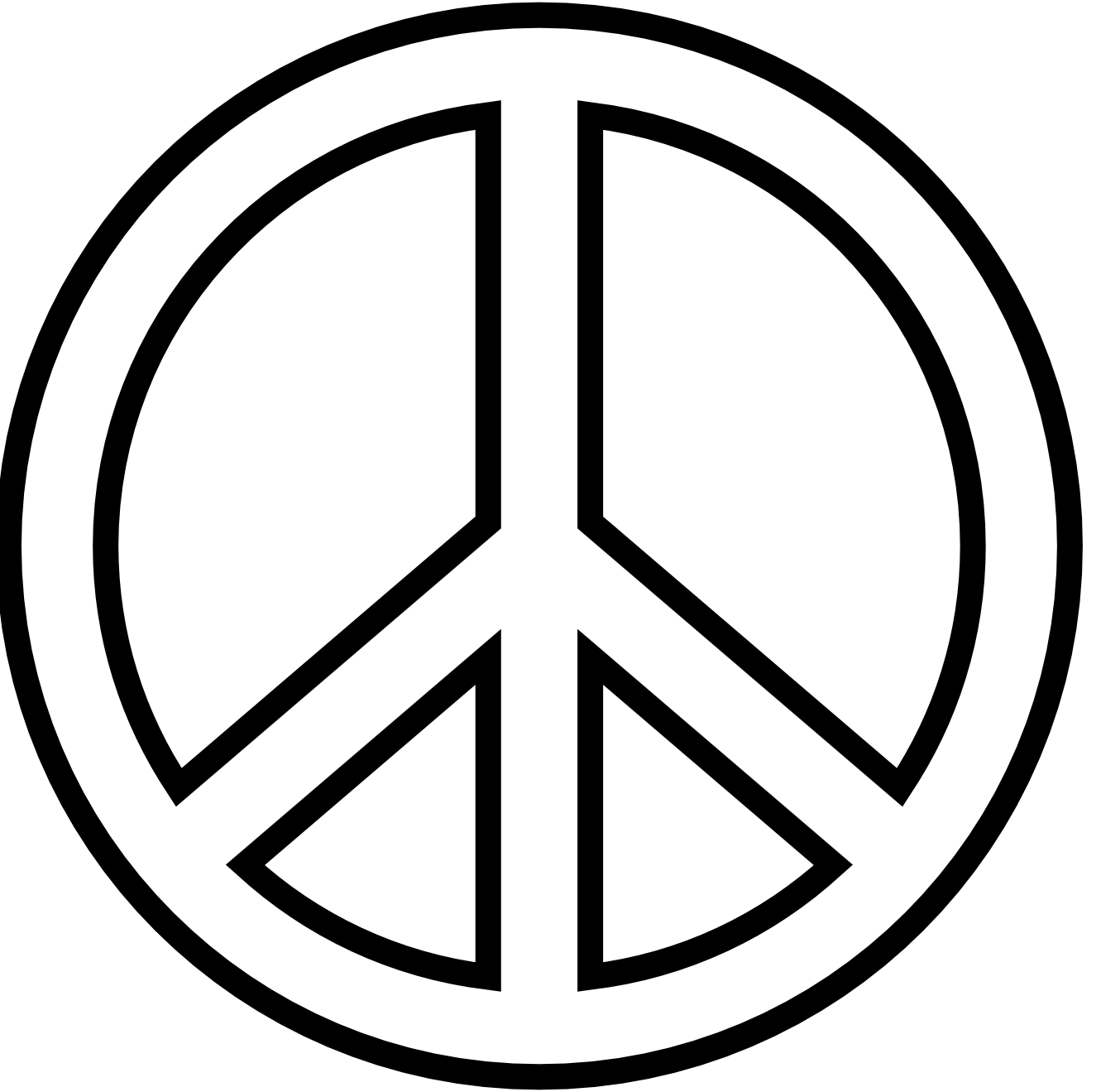 free peace sign printable coloring pages