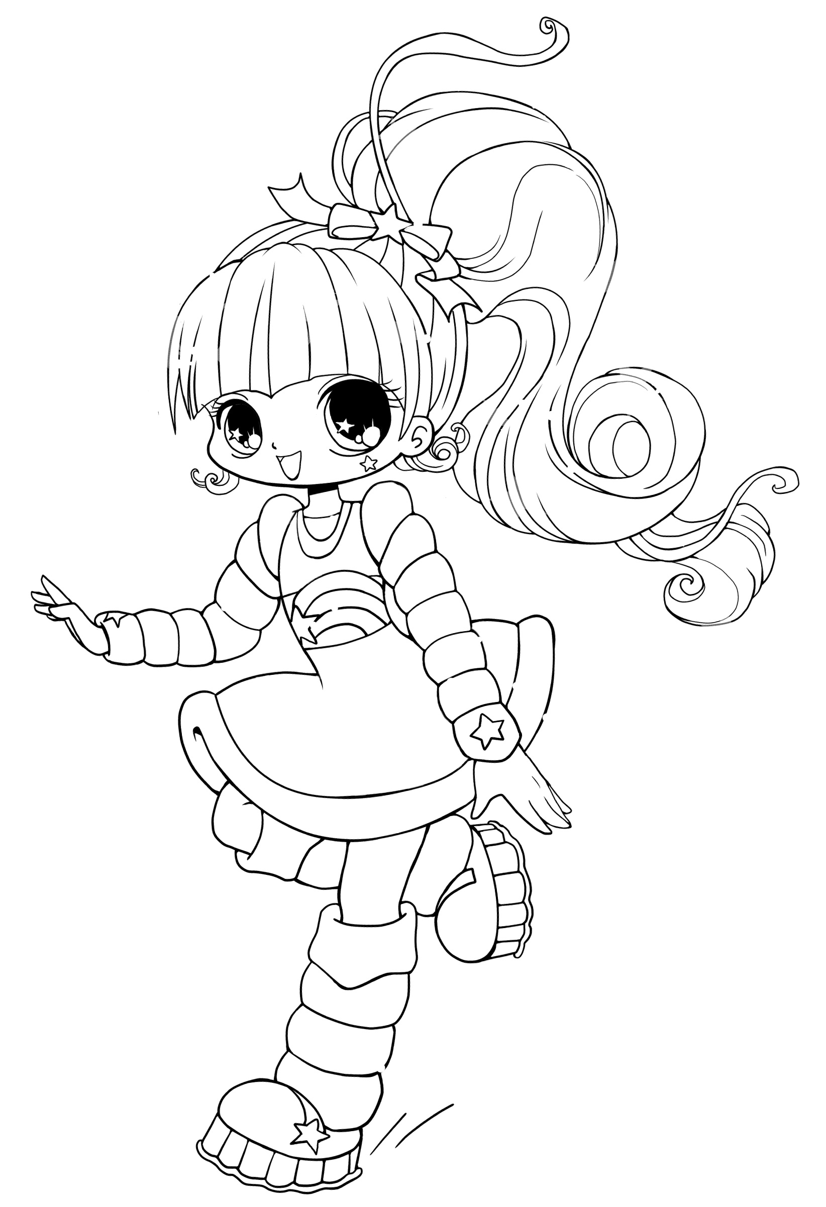 anime people coloring pages