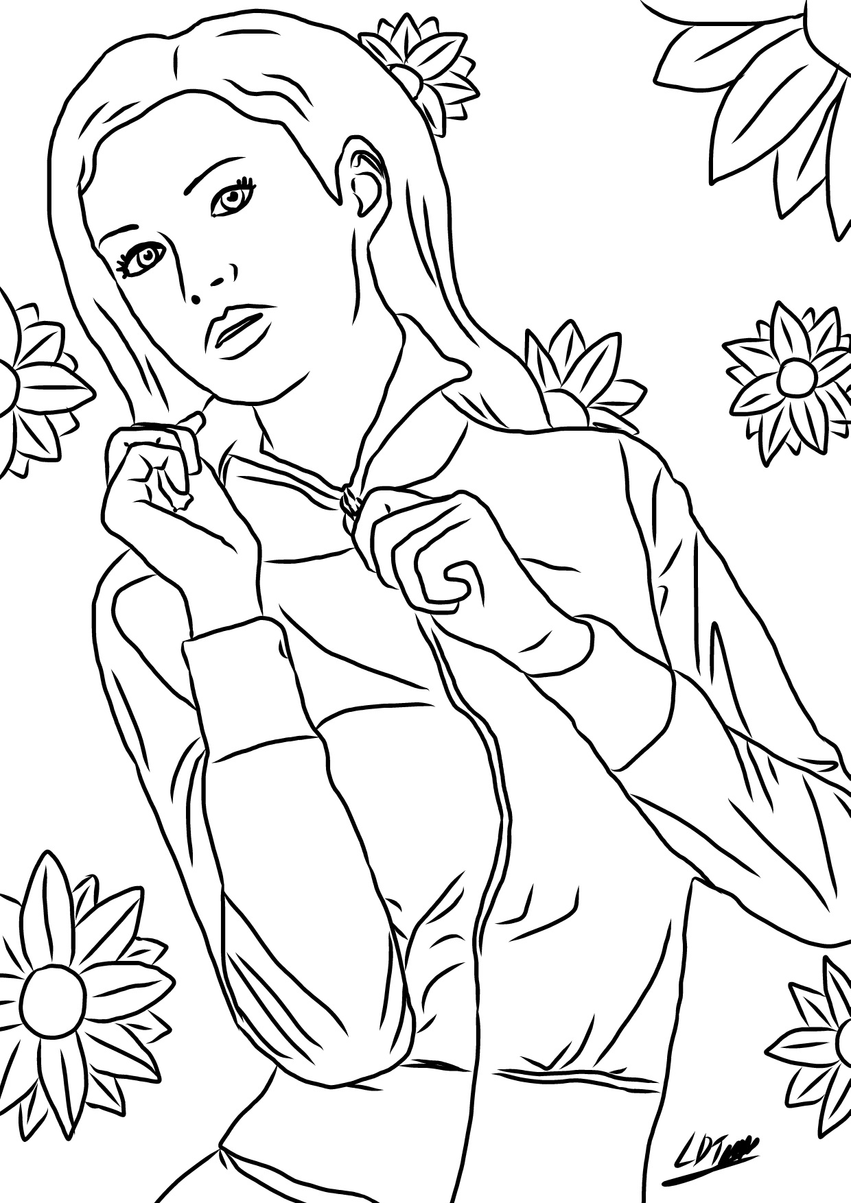 coloring pages people